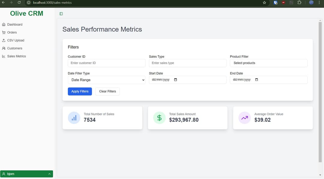 Olive CRM